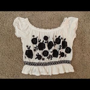 American Eagle Floral Crop top